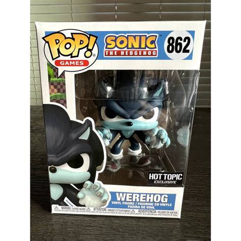 Funko Toys Funko Pop Sonic The Hedgehog Werehog 862 Hot Topic