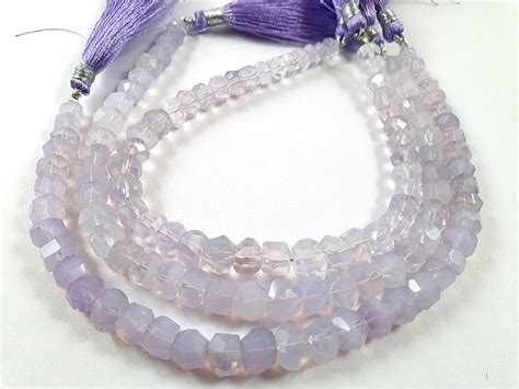 Order Lavender Quartz Or Scorolite Old Cut Roundelle Beads At Wholesale