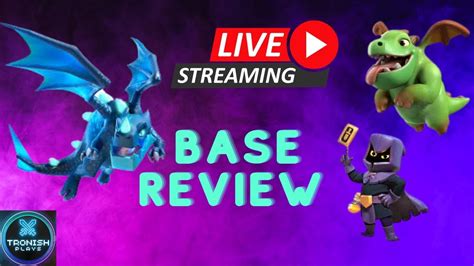 Coc 🔴 Live Base Visitcoc Live Clan Games Complete Youtube