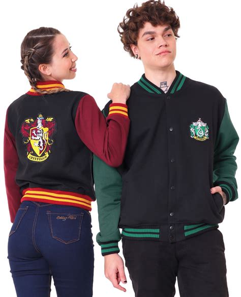 Jaqueta Harry Potter Bordado Blusa Moletom Colegial Unissex