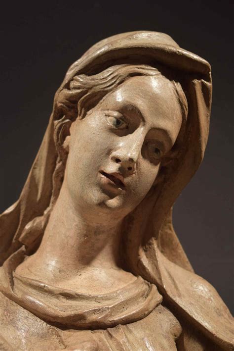 Madonna Scultura Lignea Xvi Secolo Anticswiss