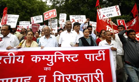 CPI Demonstration at Jantar Mantar