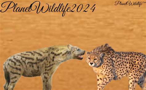 Asiatic Cheetah vs. Giant Short-faced Hyena by Relampagoleandro7800 on DeviantArt