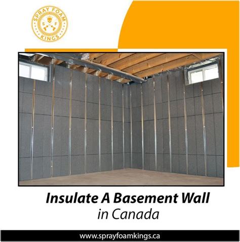 An Insulated Basement Wall In Canada