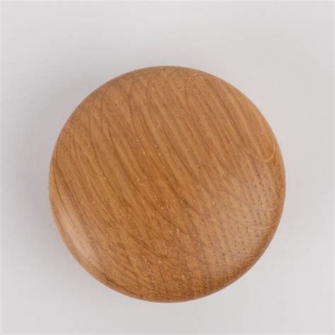 Knob Style A 55mm Oak Lacquered Wooden Knob