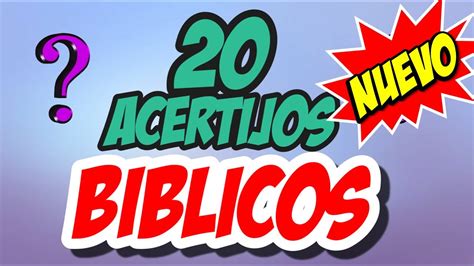 Acertijos Biblicos Juego De Preguntas Biblicas Youtube