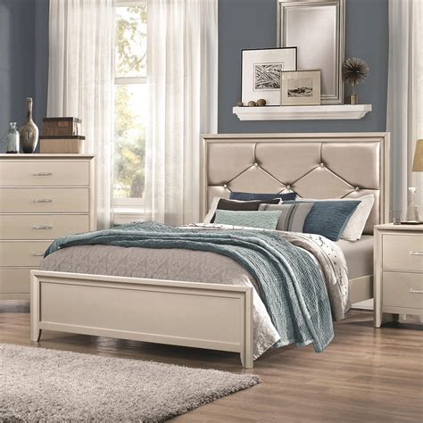 Coaster Lana Queen Bed With Upholstered Headboard Value City