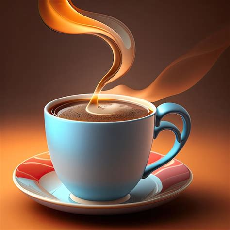 Premium Ai Image Hot Cup Of Coffee