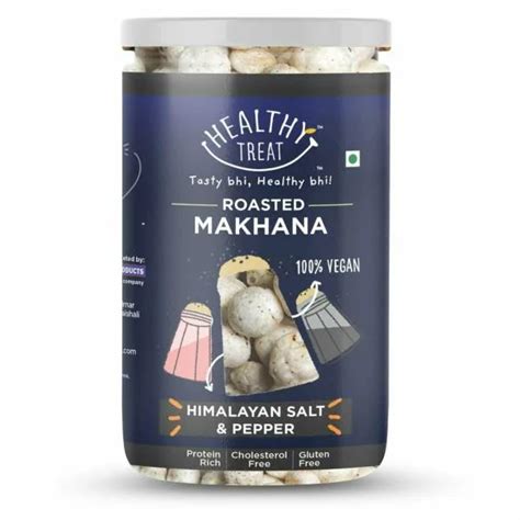 Healthy Treat Roasted Makhana Himalayan Salt And Black Pepper 140 Gm