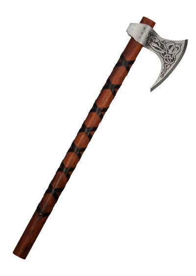 Ragnar Lothbrok Axe Reproduction of ornate axe, made of metal and w...