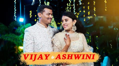 Vijay Ashwini Engagement Highlights Cinematic 2023 Chetan