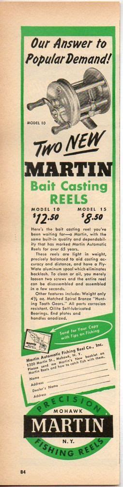 Images About Vintage Fishing Reel Ads On Pinterest Models San