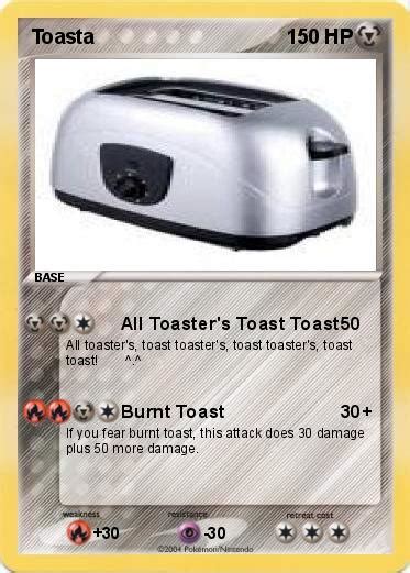 Pokémon Toasta All Toasters Toast Toast My Pokemon Card