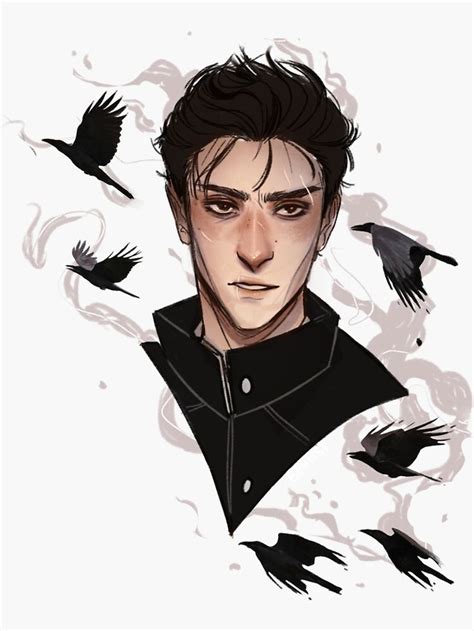 Kaz Brekker Icon Sticker By Behnsi Six Of Crows Six Of Crows