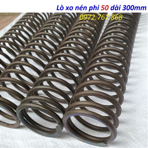 Mua Lò xo nén đường kính ngoài 50mm chiều dài 300mm giá rẻ nhất