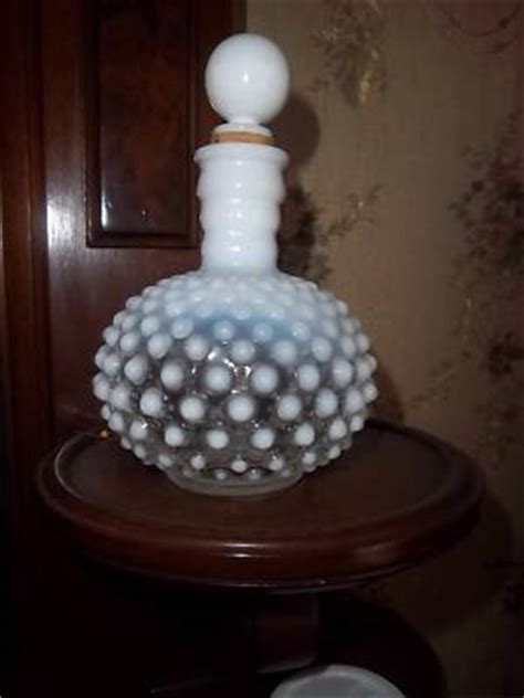 Vintage Fenton Hobnail White Milk Glass Perfume Bottle Antique Price