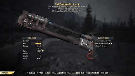 All Legendary Weapons In Fallout Skyline Valley And How To Get Them