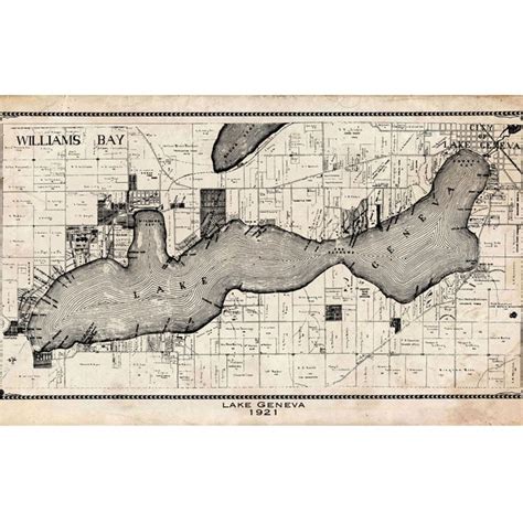 Fontana Lake Map - Etsy