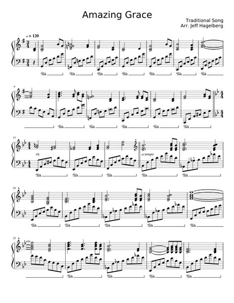 Amazing Grace - piano tutorial