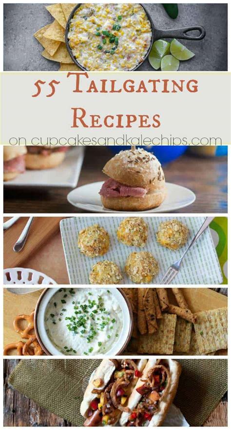 55 Tailgating Recipes - Cupcakes & Kale Chips