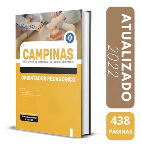 Apostila Prefeitura De Campinas Sp Orientador Pedag Gico De