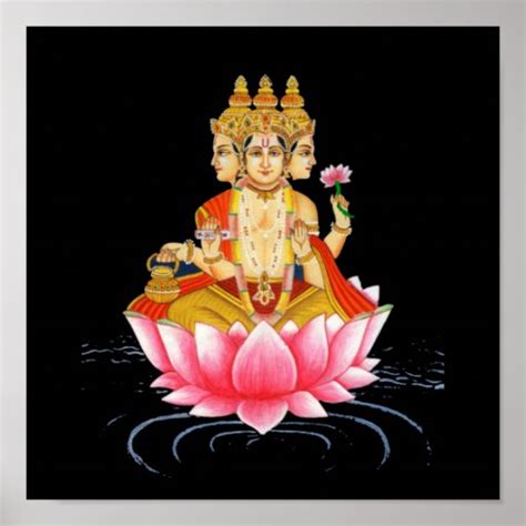 BRAHMA - PRAJAPATI - HINDU GODDESS POSTERS | Zazzle