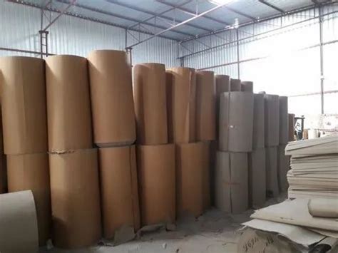 Plain Brown Corrugated Packaging Roll Gsm Gsm At Rs Kg In