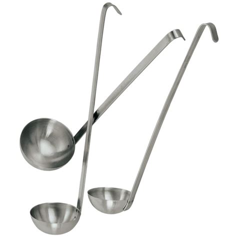 Update International L 60 6 Oz Heavy Duty Stainless Steel Ladle Wasserstrom