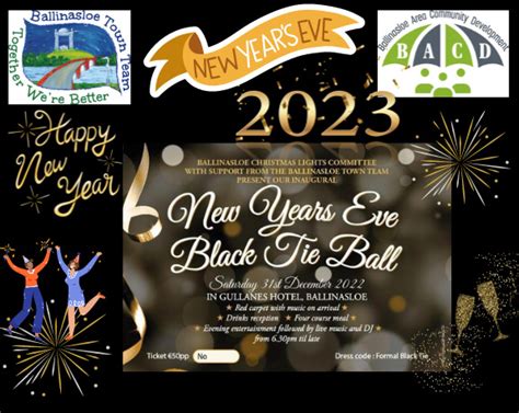 New Years Eve Black Tie Ball Bacd