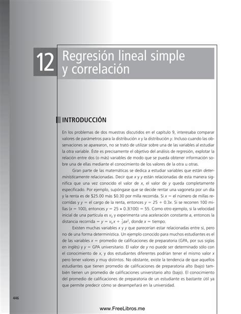 PDF 12 y correlación Regresión lineal simple sgpwe izt uam mxsgpwe