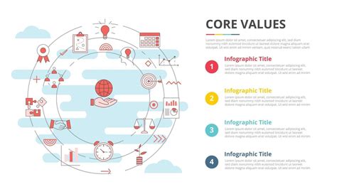 Core Values Concept For Infographic Template Banner 3415674 Vector Art At Vecteezy