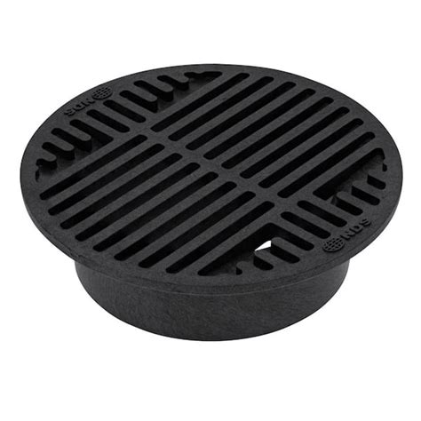 Reviews For NDS 8 In Plastic Round Drainage Grate In Black Pg 1