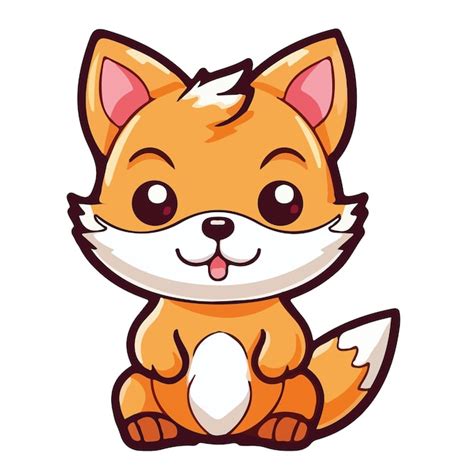 Premium Vector | Cute fox clip art - fox clip art - fox clip art - fox ...