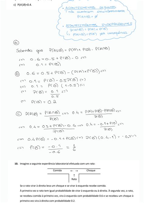 Solution Exercicios Resolvidos Probabilidades Fcul Studypool