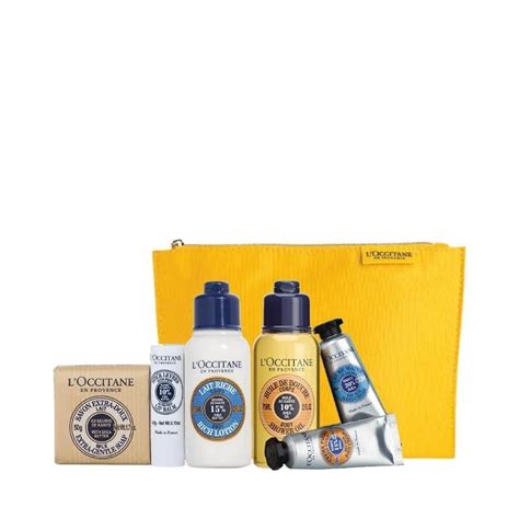 Original Loccitane Shea Butter Trio Travel Kit Shea Butter Shower