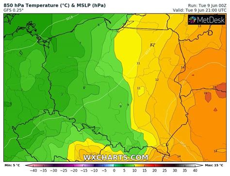 Pogoda W nocy burze możliwe na wschodzie Polski Ciepła noc w Polsce