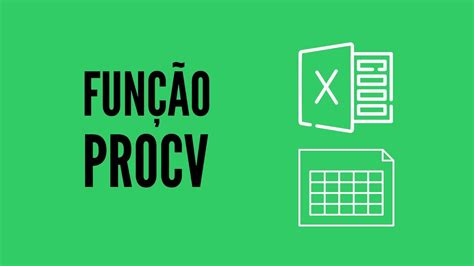 Fun O Procv Do Excel Passo A Passo Youtube