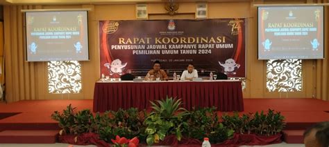 KPU Grobogan Gelar Rakor Penyusunan Jadwal Kampanye Rapat Umum Pemilu