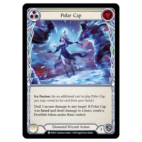 Rainbow Foil Polar Cap Yellow Flesh And Blood TCG