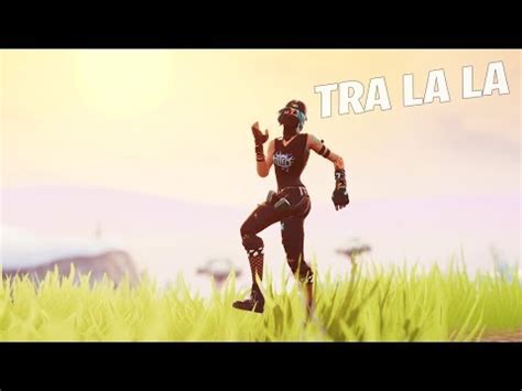 Fortnite Tra La La Emote Music Showcase Youtube