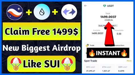 Get Free 1499 Instant New Biggest Crypto Airdrop Of 2023 New