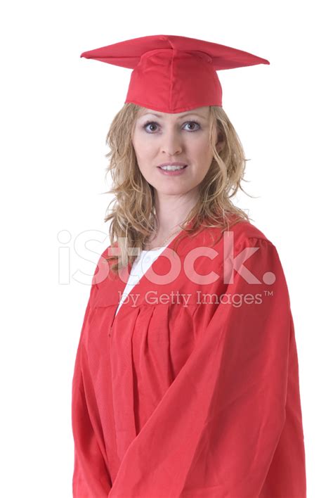 Foto De Stock Licenciada En Tapa Roja Y Vestido Libre De Derechos