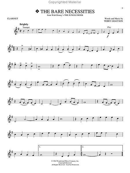 18++ Free clarinet sheet music for disney songs ideas in 2021 · Music ...