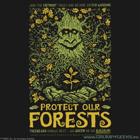 Treebeard™ Eco Ents™ t-shirt - Middle-earth™ collection | Grumpy Geeks