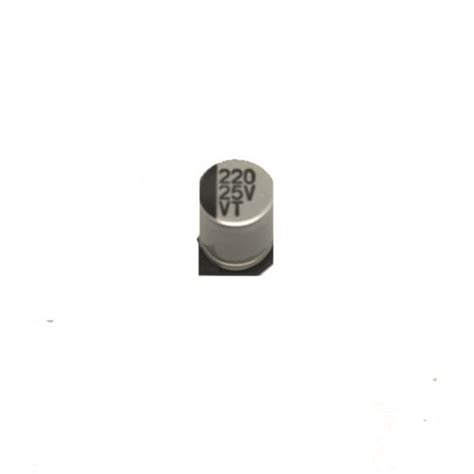 CAPACITOR ELETR 220UF X25V SMD Componente Para Reparo De Centrais