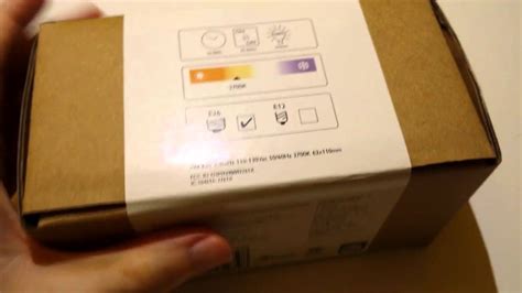 Unboxing The Phillips Hue Lux Youtube