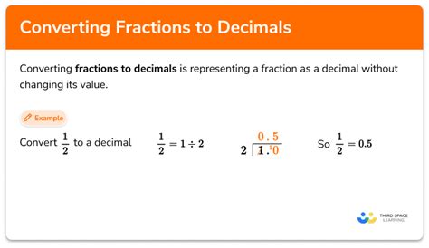 Converting Decimals To Fractions Worksheet Worksheets Library