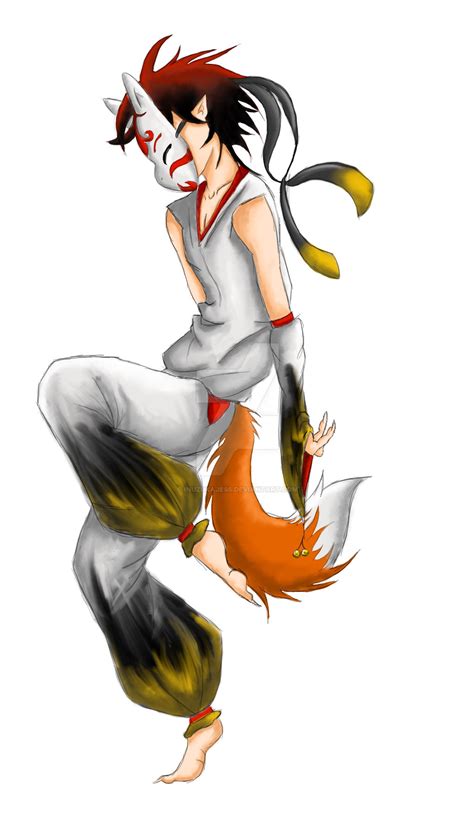 Fox Mask Guy by InuzukaJess on DeviantArt