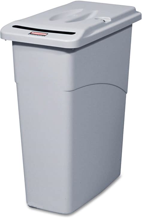 Best Rubbermaid Slim Jim Confidential Document Container Lid - Life Maker