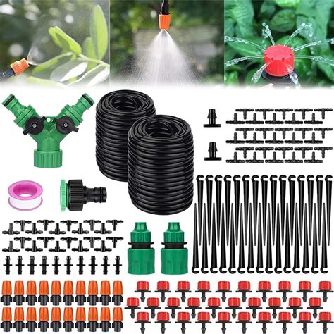 Jual M Peralatan Set Irigasi Air Taman Garden Watering Kit Hitam